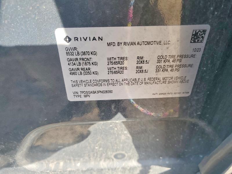 7PDSGABA3PN028350 2023 Rivian R1S photo no. 23