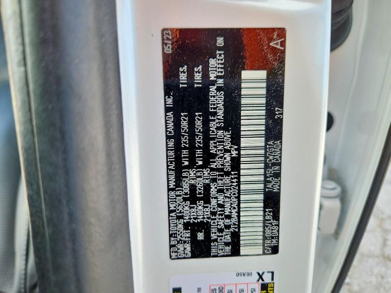 2023 Lexus RX — VIN 2T2BAMCA0PC024411, şəkil 14