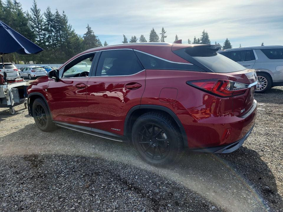 2016 Lexus RX — VIN 2T2BGMCAXGC004794, şəkil 2