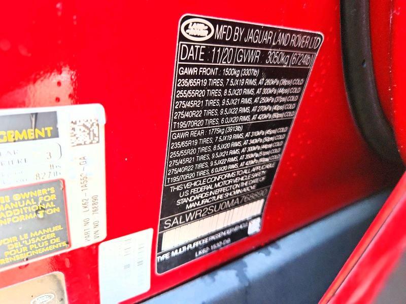 2021 Land Rover Range Rover — VIN SALWR2SU0MA768890, фото 14