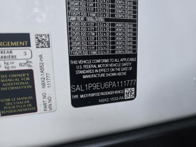 SAL1P9EU6PA111777 2023 Land Rover Range Rover photo no. 10