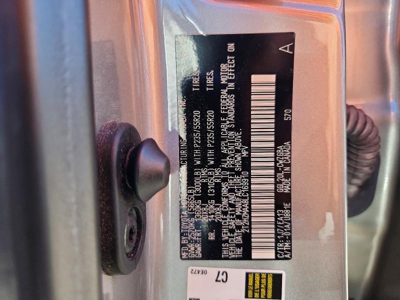 2020 Lexus RX — VIN 2T2HZMAA8LC169910, şəkil 14