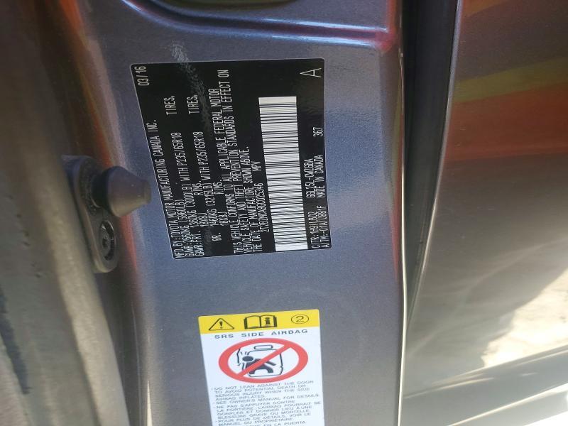 2016 Lexus RX — VIN 2T2BZMCA8GC025346, şəkil 13