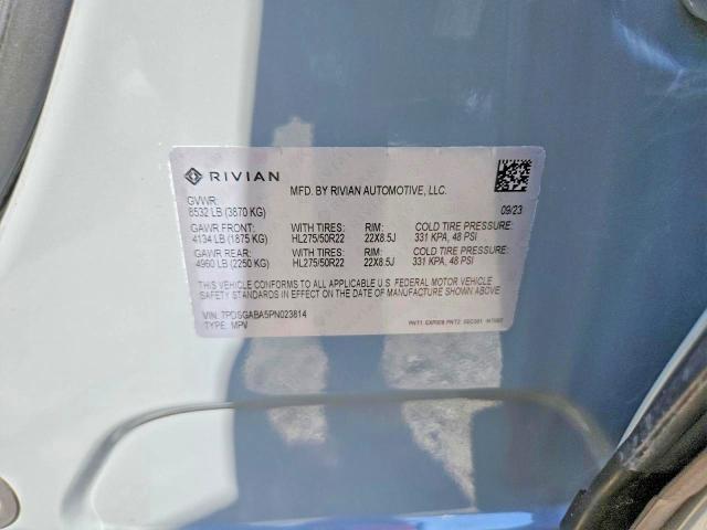 7PDSGABA5PN023814 2023 Rivian R1S photo no. 14