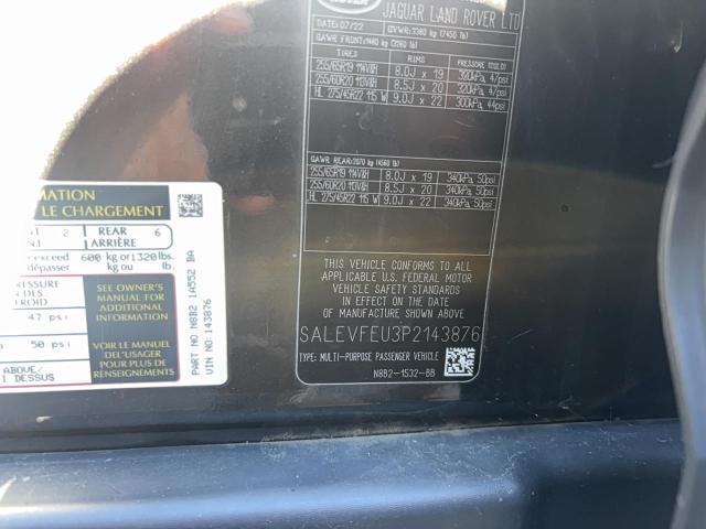 2023 Land Rover Defender — VIN SALEVFEU3P2143876, фото 10