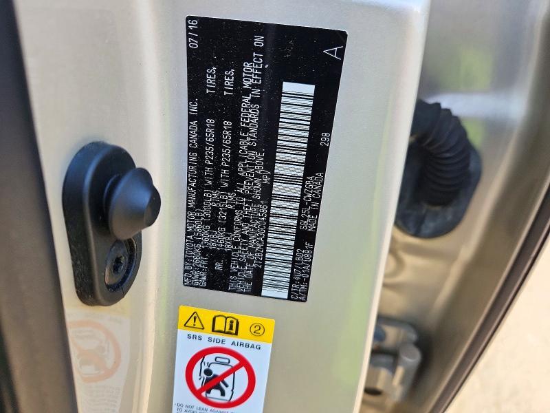 2016 Lexus RX — VIN 2T2BZMCA3GC045861, şəkil 13