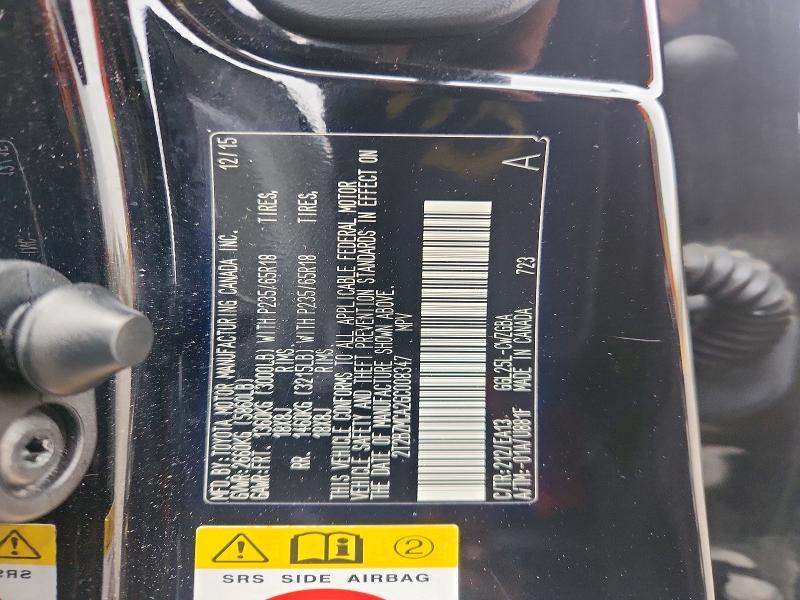 2016 Lexus RX — VIN 2T2BZMCA2GC008347, şəkil 13