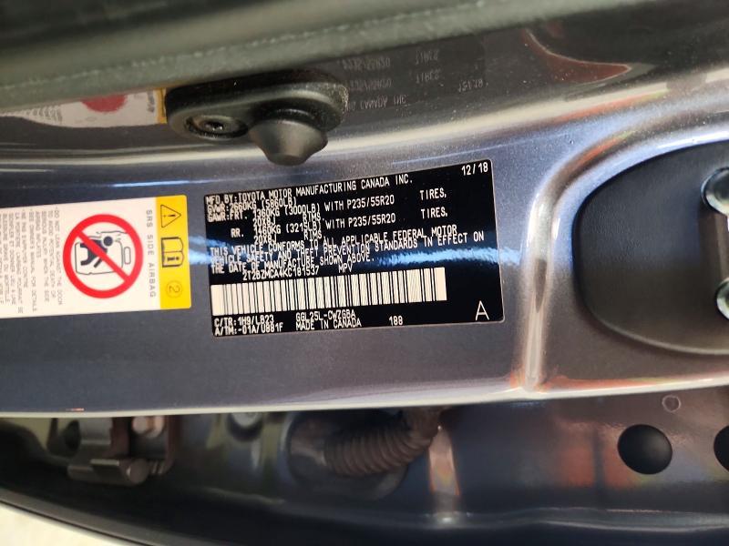 2019 Lexus RX — VIN 2T2BZMCA4KC181537, şəkil 13