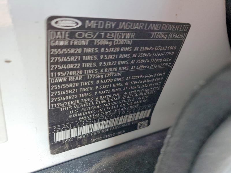 SALGS2RE5JA513705 2018 Land Rover Range Rover photo no. 13