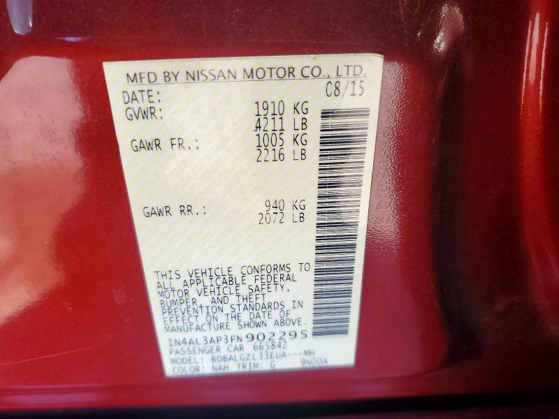 1N4AL3AP3FN902295 2015 Nissan Altima photo no. 13