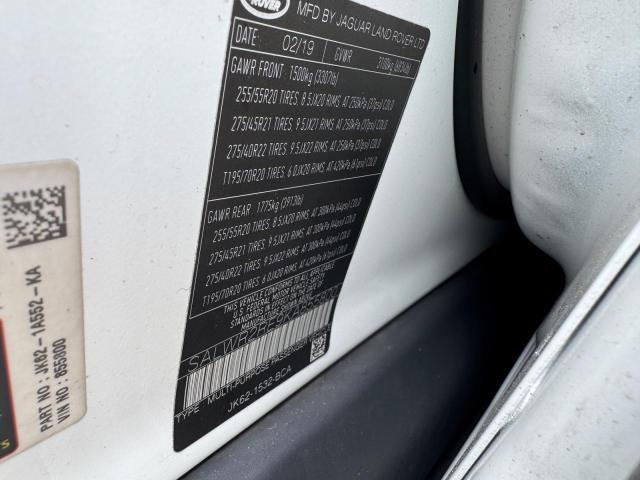 2019 Land Rover Range Rover — VIN SALWR2RE9KA855800, şəkil 10