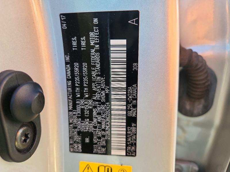 2017 Lexus RX — VIN 2T2BZMCA3HC092454, şəkil 13
