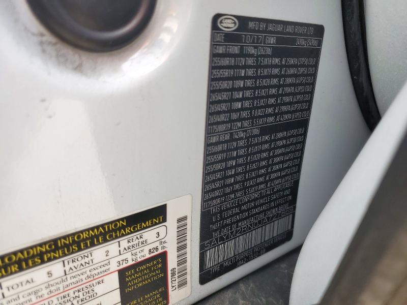 2018 Land Rover Range Rover — VIN SALYM2RN0JA727869, şəkil 13