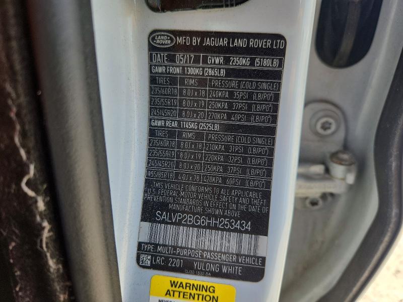 SALVP2BG6HH253434 2017 Land Rover Range Rover photo no. 13