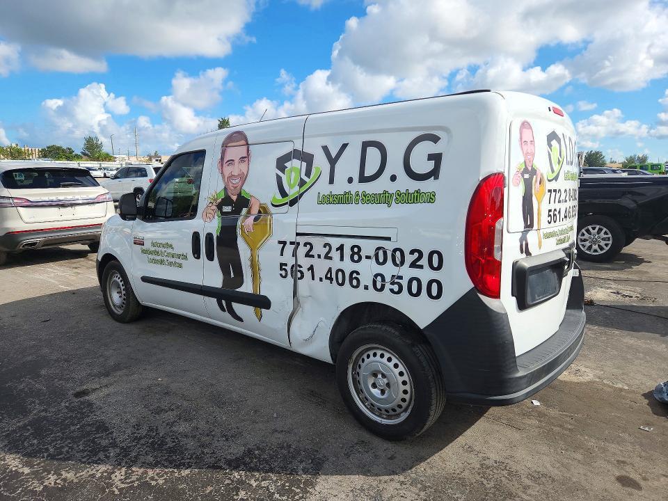 2019 RAM Promaster — VIN ZFBHRFAB1K6M88809, şəkil 2
