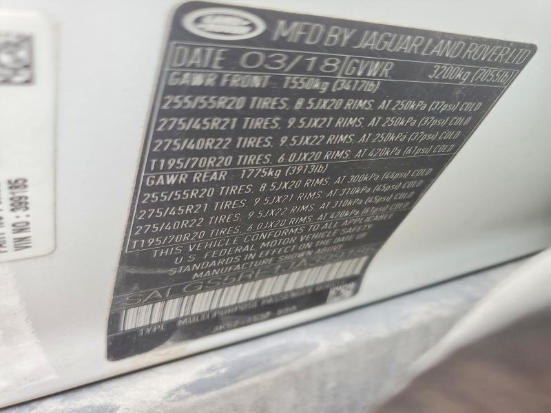 SALGS5RE1JA399185 2018 Land Rover Range Rover photo no. 13