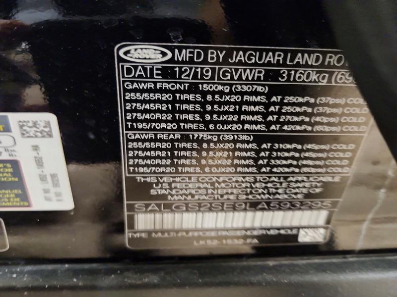 SALGS2SE9LA593295 2020 Land Rover Range Rover photo no. 13