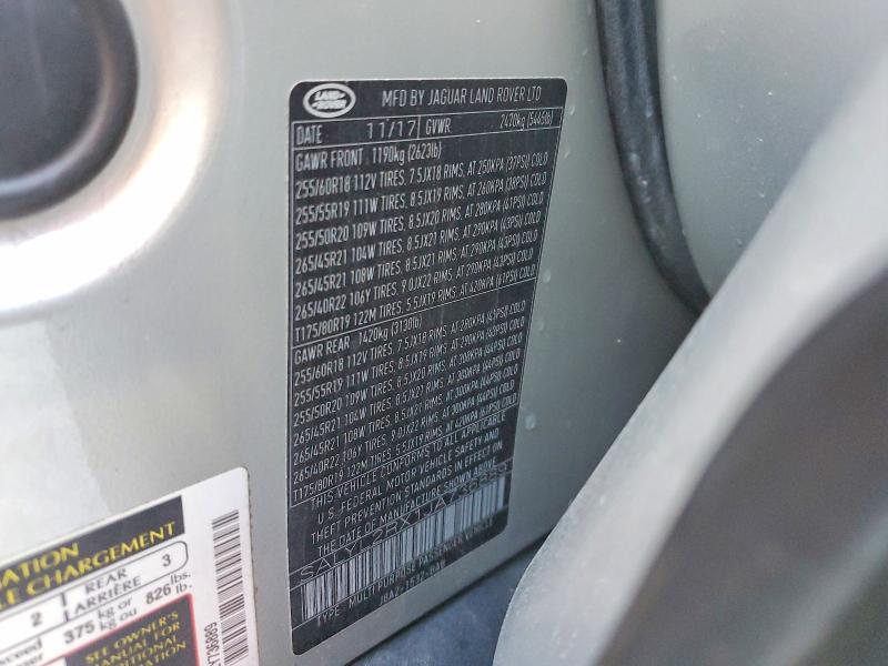 SALYL2RX1JA736889 2018 Land Rover Range Rover photo no. 13