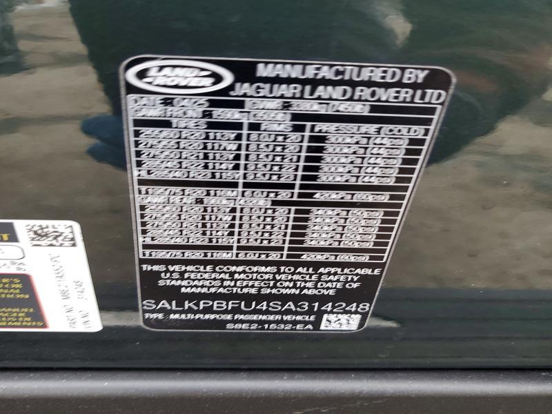 SALKPBFU4SA314248 2025 Land Rover Range Rover photo no. 13