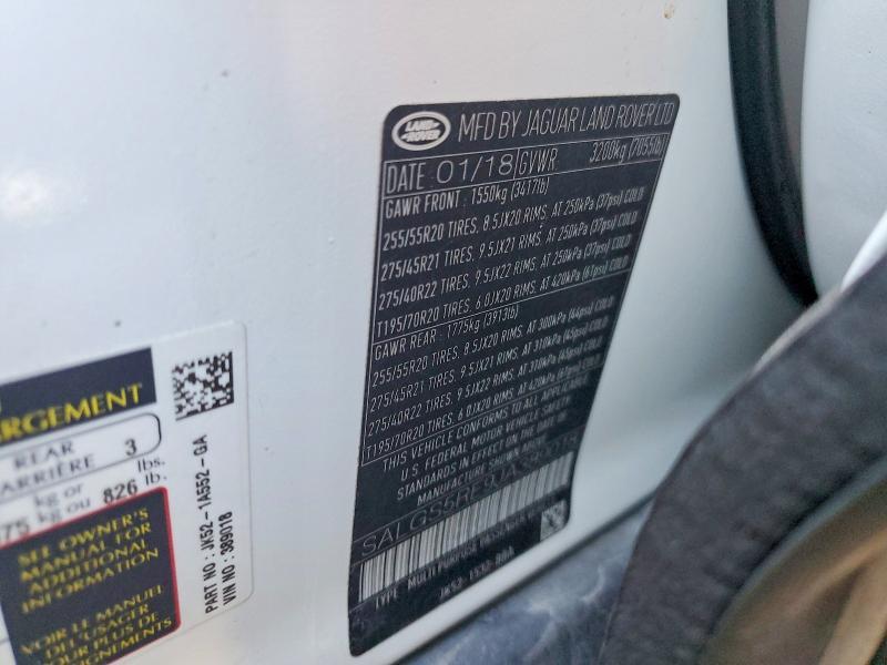 SALGS5RE9JA389018 2018 Land Rover Range Rover photo no. 12