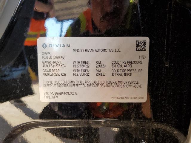 2024 Rivian R1S — VIN 7PDSGABA4RN030272, şəkil 13