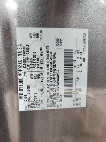 1FTYR10D74PA60937 2004 Ford Ranger photo no. 12