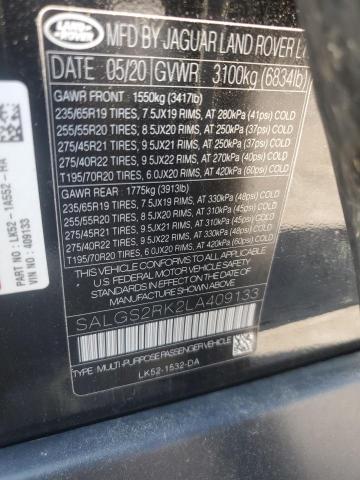 SALGS2RK2LA409133 2020 Land Rover Range Rover photo no. 13
