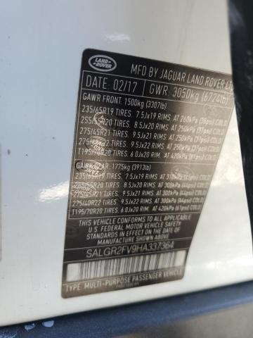 SALGR2FV9HA337364 2017 Land Rover Range Rover photo no. 13