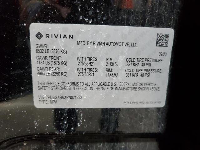 7PDSGABAXPN021332 2023 Rivian R1S photo no. 14
