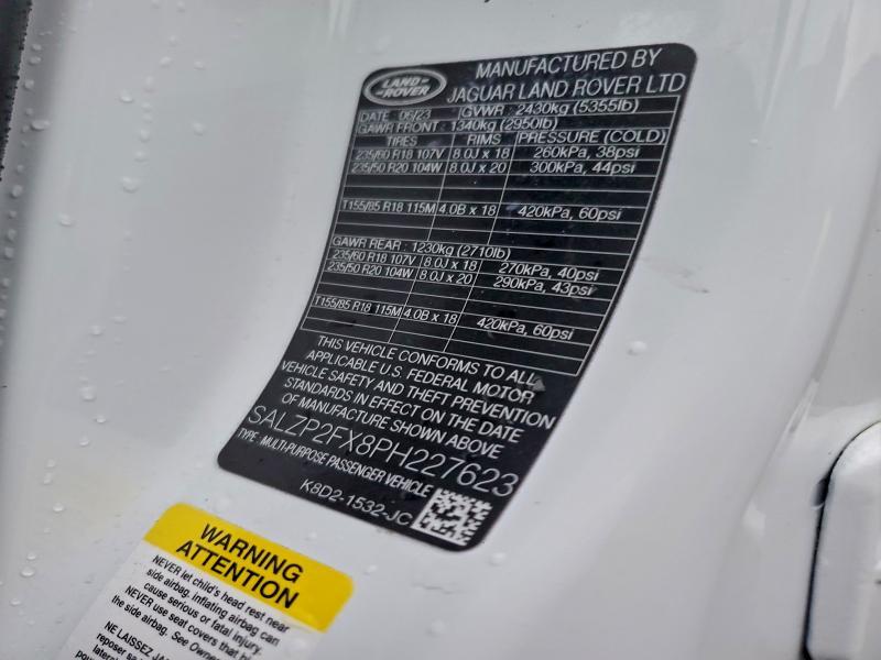 SALZP2FX8PH227623 2023 Land Rover Range Rover photo no. 13