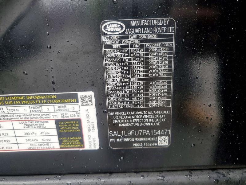 SAL1L9FU7PA154471 2023 Land Rover Range Rover photo no. 13