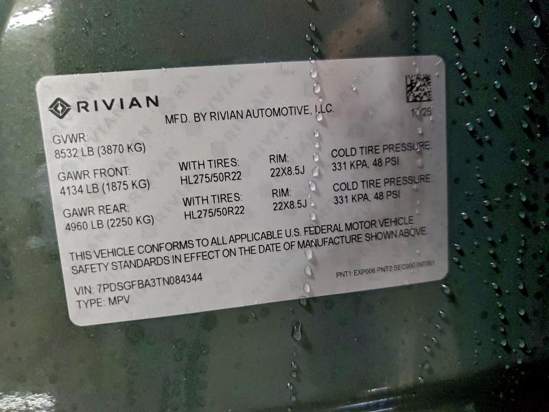 7PDSGFBA3TN084344 2026 Rivian R1S photo no. 12