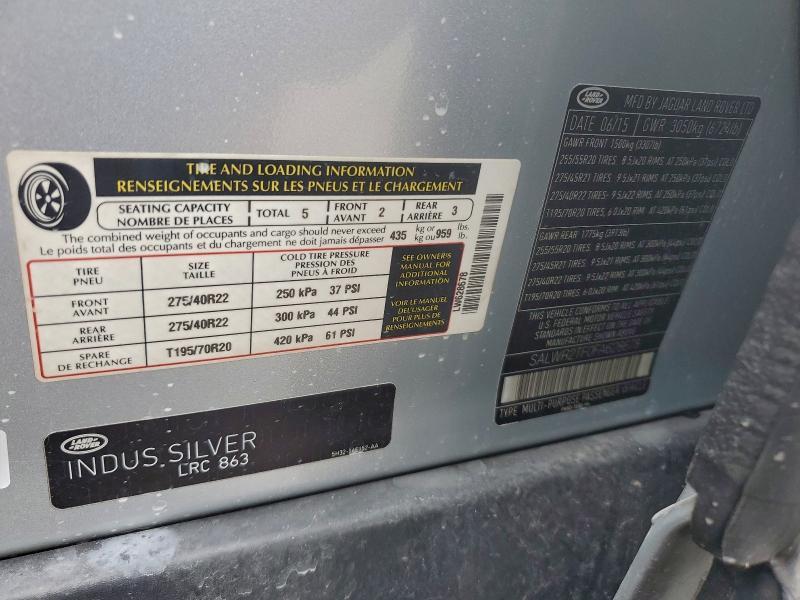 SALWR2TF0FA628678 2015 Land Rover Range Rover photo no. 14